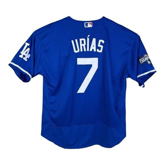 Nike MLB Authentic Collection L.A. Dodgers Julio Urias #7 Jersey Size - 52 2XL - Picture 6 of 13